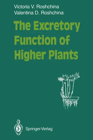 Cover of The Excretory Function of Higher Plants