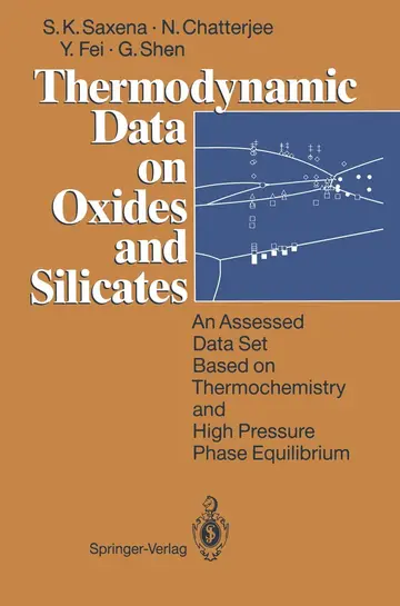 Cover of Thermodynamic Data on Oxides and Silicates