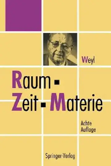 Cover of Raum, Zeit, Materie