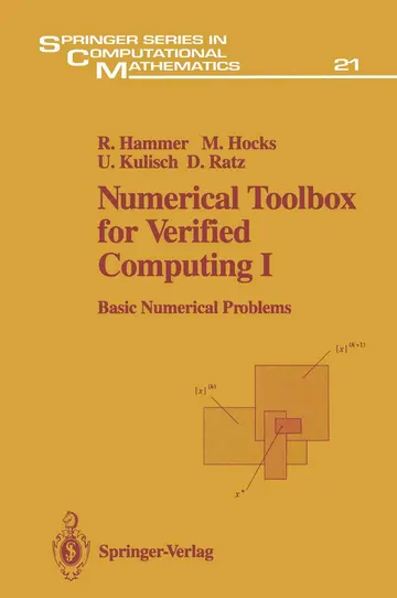 Cover of Numerical Toolbox for Verified Computing I