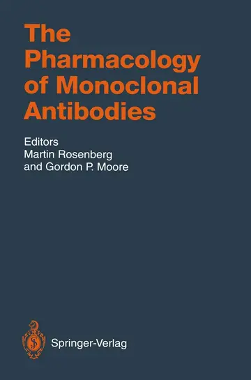 Cover of The Pharmacology of Monoclonal Antibodies