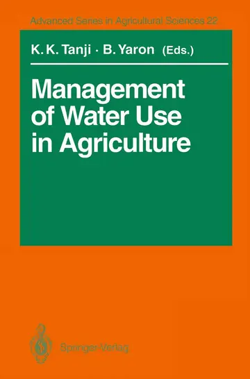 Cover of Management of Water Use in Agriculture
