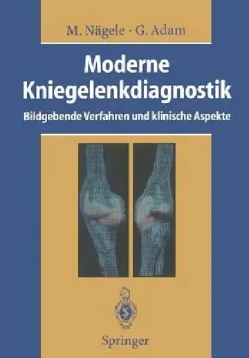 Cover of Moderne Kniegelenkdiagnostik