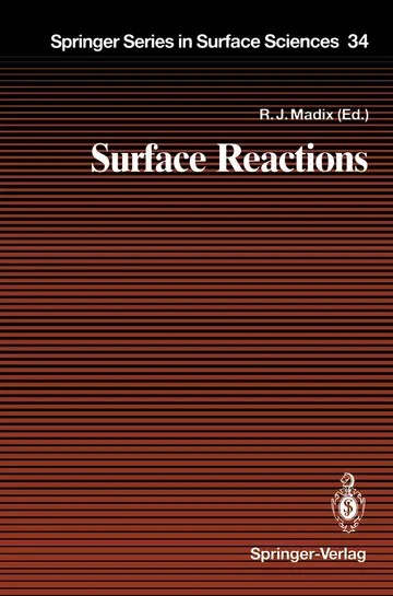 Cover of Surface Reactions