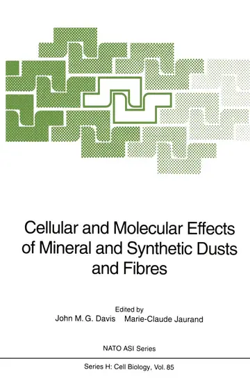 Cover of Cellular and Molecular Effects of Mineral and Synthetic Dusts and Fibres