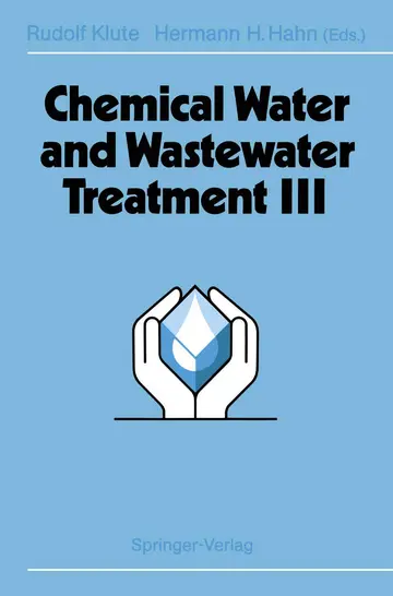 Cover of Chemical Water and Wastewater Treatment III