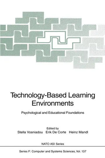 Cover of Technology-Based Learning Environments