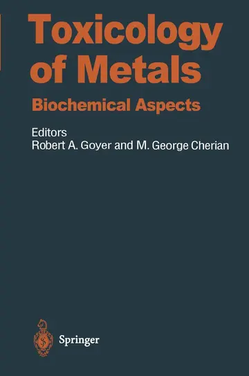 Cover of Toxicology of Metals