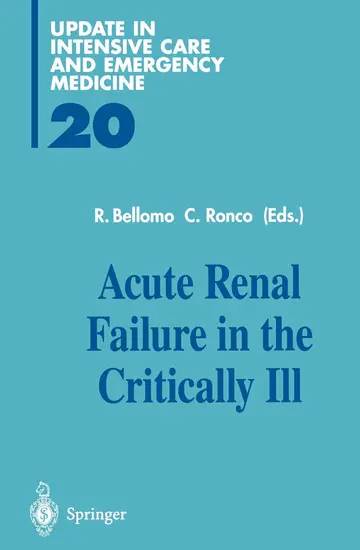 Cover of Acute Renal Failure in the Critically Ill