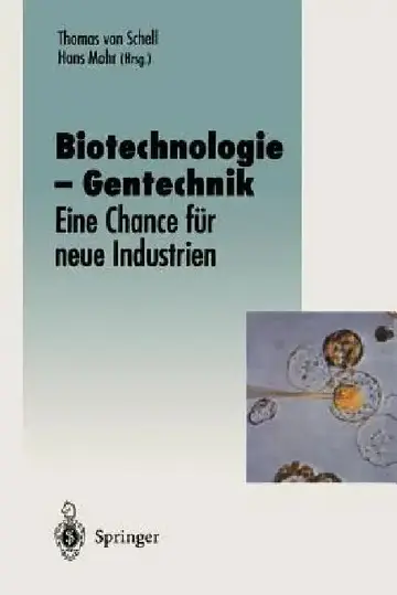 Cover of Biotechnologie -- Gentechnik
