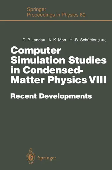 Cover of Computer Simulation Studies in Condensed-Matter Physics VIII