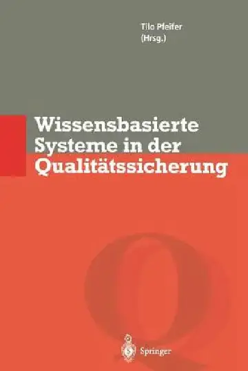 Cover of Wissensbasierte Systeme in Der Qualitätssicherung