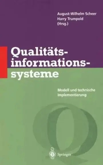 Cover of Qualitätsinformationssysteme