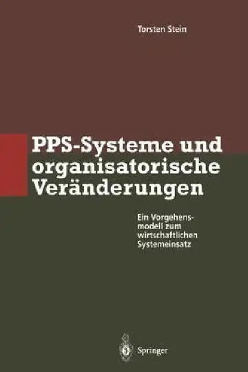 Cover of Pps-Systeme Und Organisatorische Veränderungen