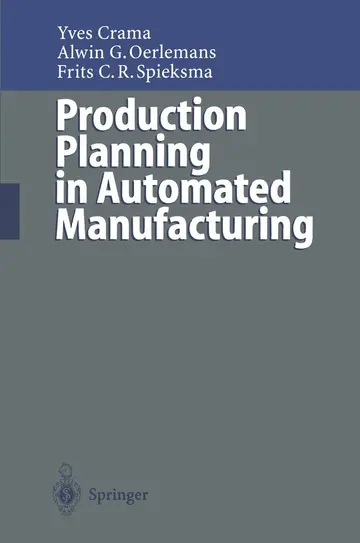 Cover of Production Planning in Automated Manufacturing