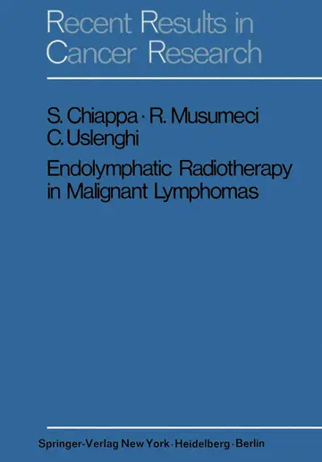 Cover of Endolymphatic Radiotherapy in Maglignant Lymphomas