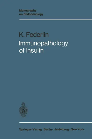 Cover of Immunopathology of Insulin