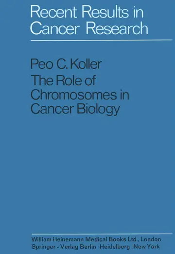 Cover of The Role of Chromosomes in Cancer Biology