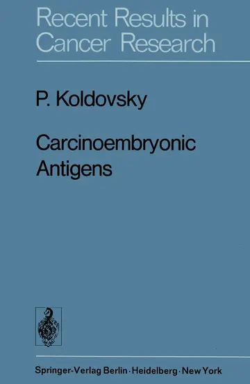Cover of Carcinoembryonic Antigens