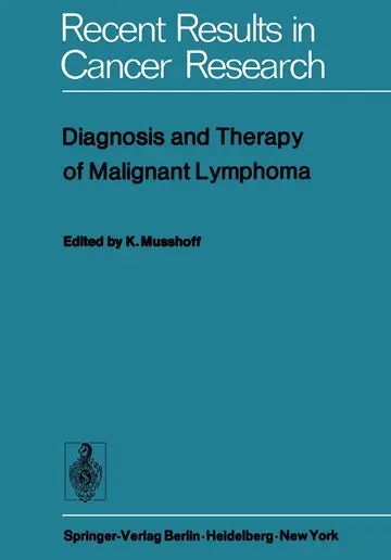 Cover of Diagnosis and Therapy of Malignant Lymphoma