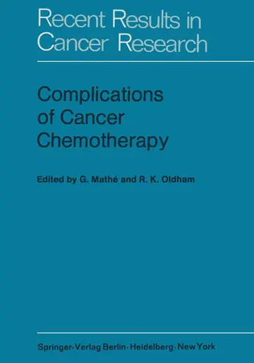 Cover of Complications of Cancer Chemotherapy