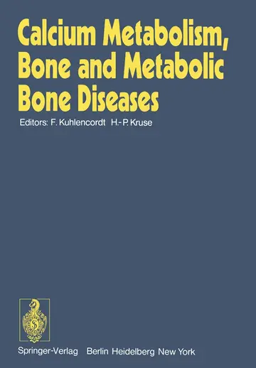 Cover of Calcium Metabolism, Bone and Metabolic Bone Diseases