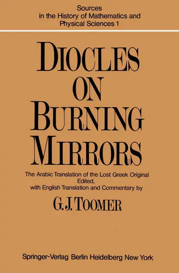 Cover of DIOCLES, on Burning Mirrors
