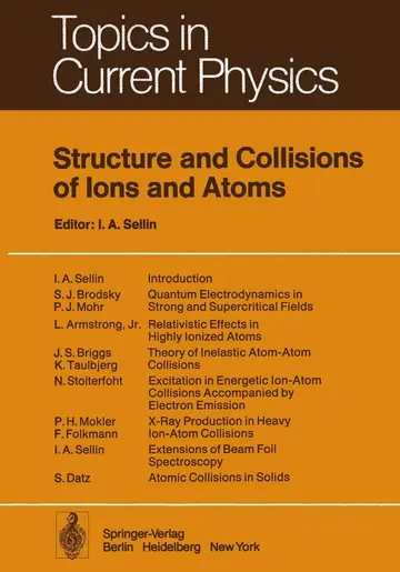 Cover of Structure and Collisions of Ions and Atoms