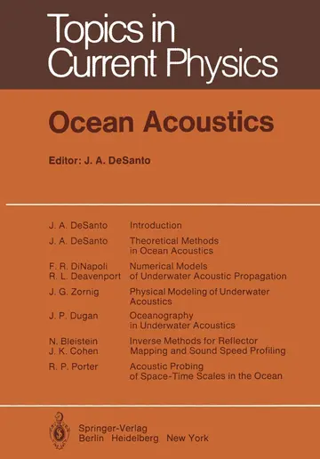 Cover of Ocean Acoustics