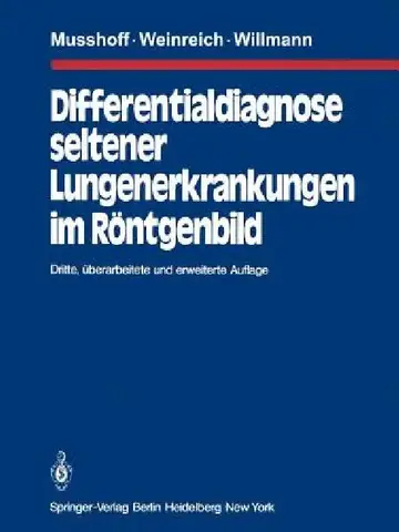Cover of Differentialdiagnose Seltener Lungenerkrankungen Im Röntgenbild