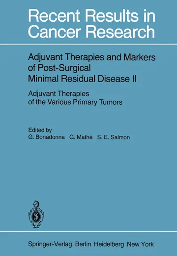 Cover of Adjuvant Therapies and Markers of Post-Surgical Minimal Residual Disease II