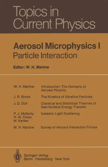 Cover of Aerosol Microphysics I
