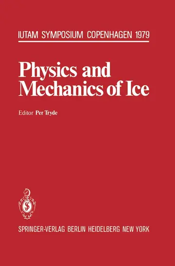 Cover of Physics and Mechanics of Ice