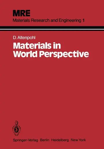 Cover of Materials in World Perspective