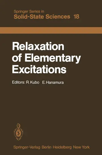 Cover of Relaxation of Elementary Excitations