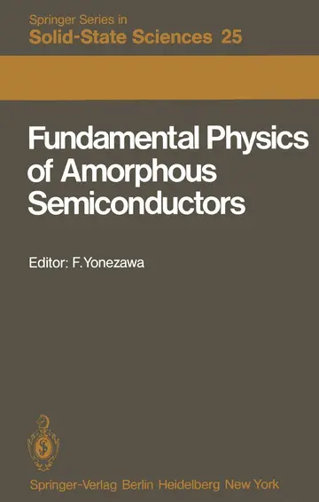 Cover of Fundamental Physics of Amorphous Semiconductors