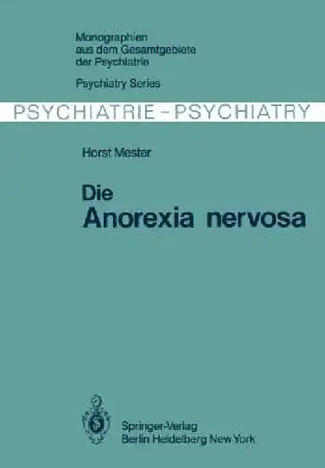 Cover of Die Anorexia Nervosa