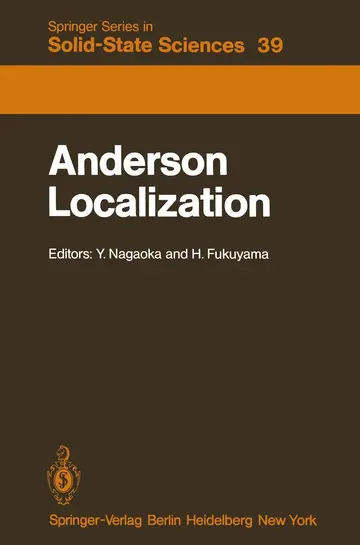 Cover of Anderson Localization