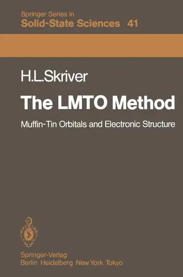 Cover of The LMTO Method