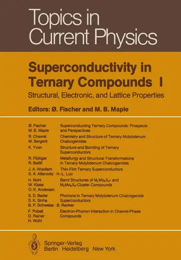 Cover of Superconductivity in Ternary Compounds I