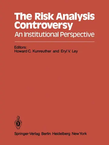 Cover of The Risk Analysis Controversy