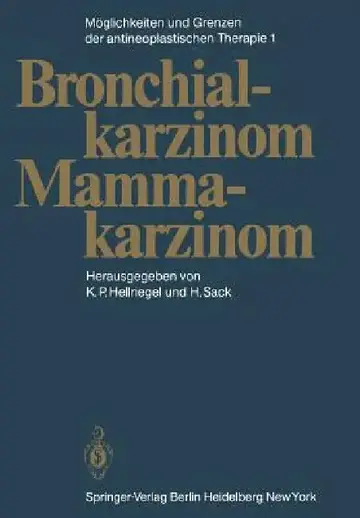 Cover of Möglichkeiten Und Grenzen Der Antineoplastischen Therapie