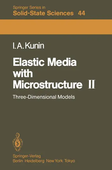 Cover of Elastic Media with Microstructure II