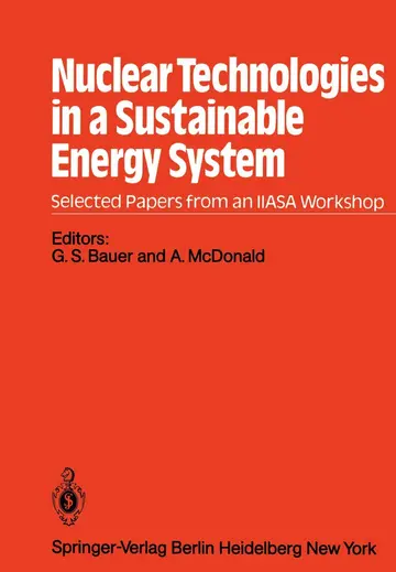 Cover of Nuclear Technologies in a Sustainable Energy System