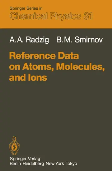 Cover of Reference Data on Atoms, Molecules, and Ions