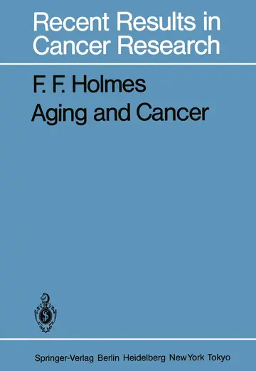 Cover of Aging and Cancer