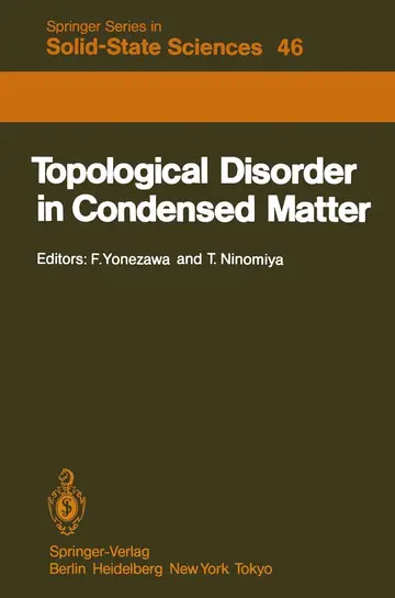 Cover of Topological Disorder in Condensed Matter