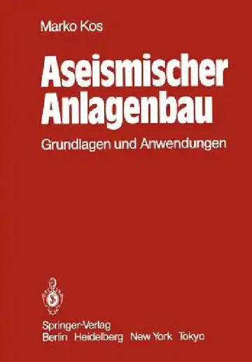 Cover of Aseismischer Anlagenbau