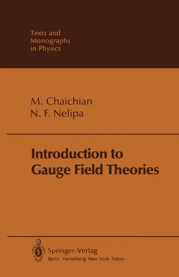 Cover of Introduction to Gauge Field Theories