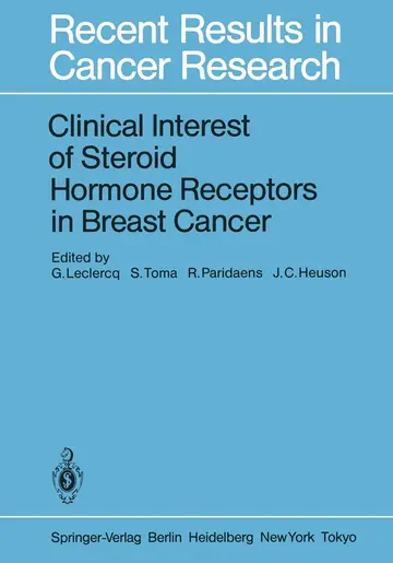 Cover of Clinical Interest of Steroid Hormone Receptors in Breast Cancer